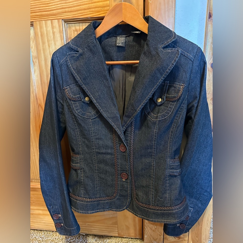Boston Proper Indigo Denim Jacket